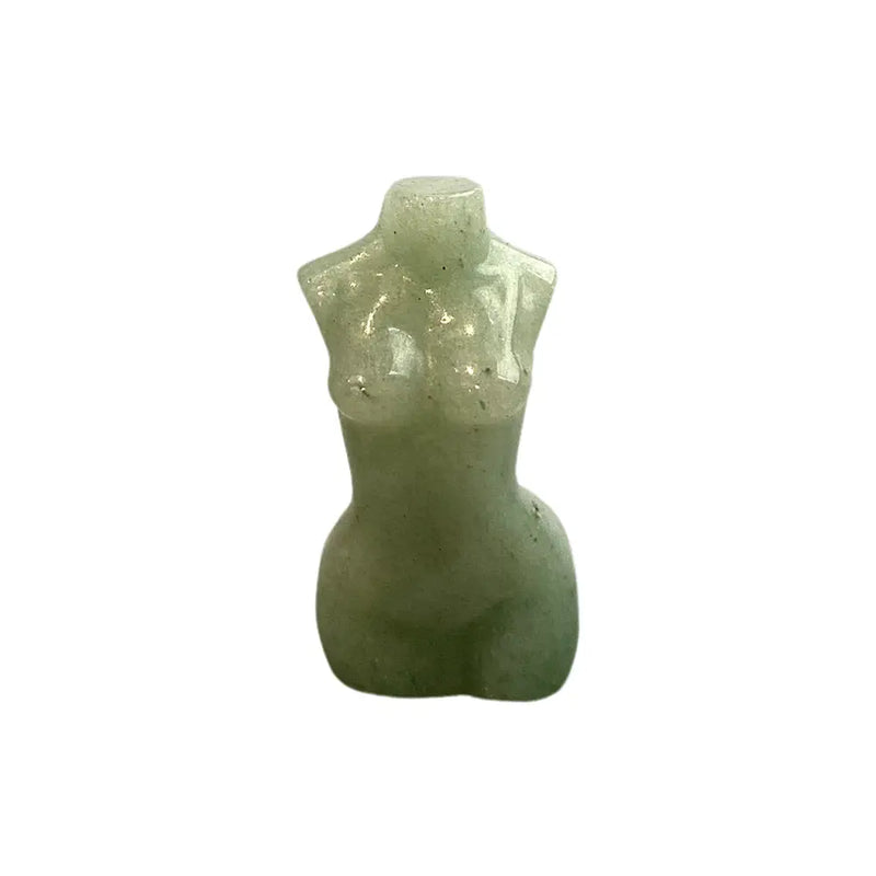 Carved Stone Female Torso