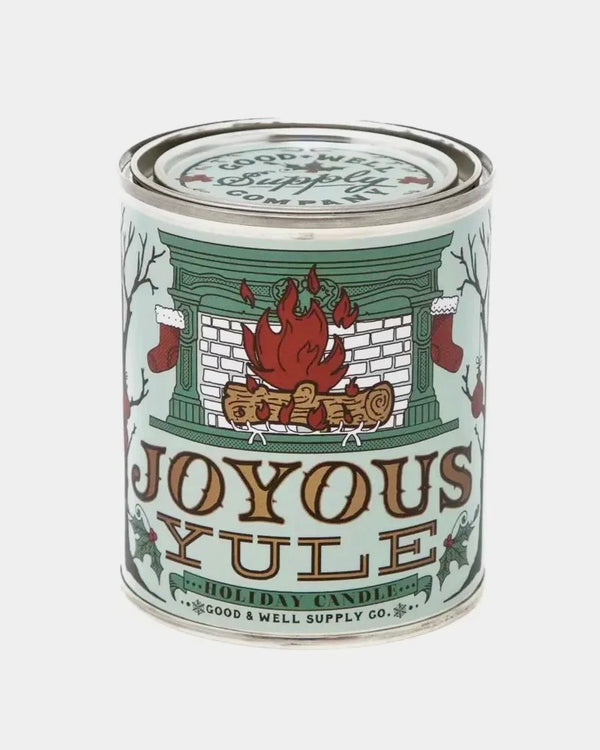 Joyous Yule Candle