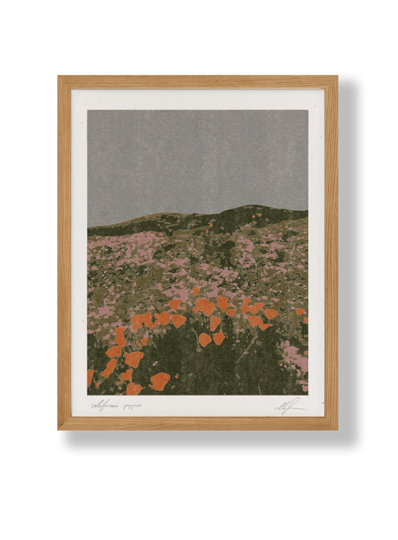 CALIFORNIA POPPIES Print