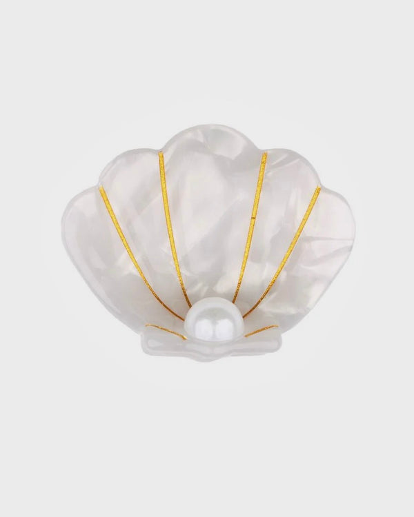 Mini Pearl Shell Hair Clip