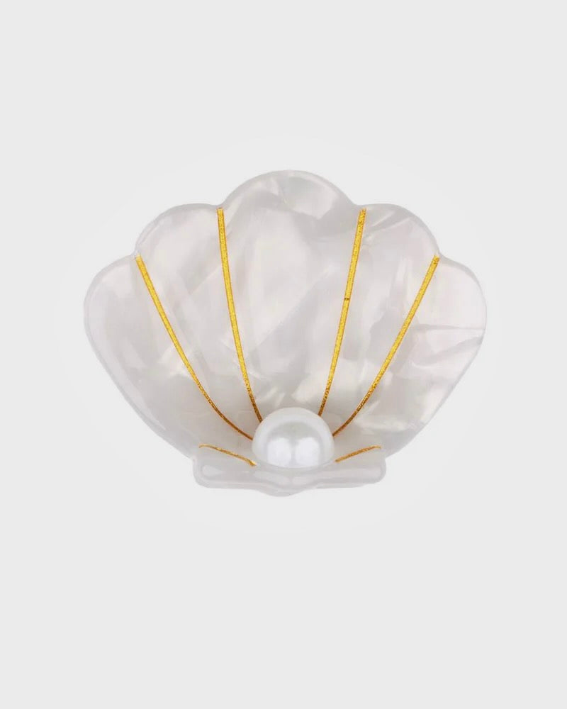 Mini Pearl Shell Hair Clip