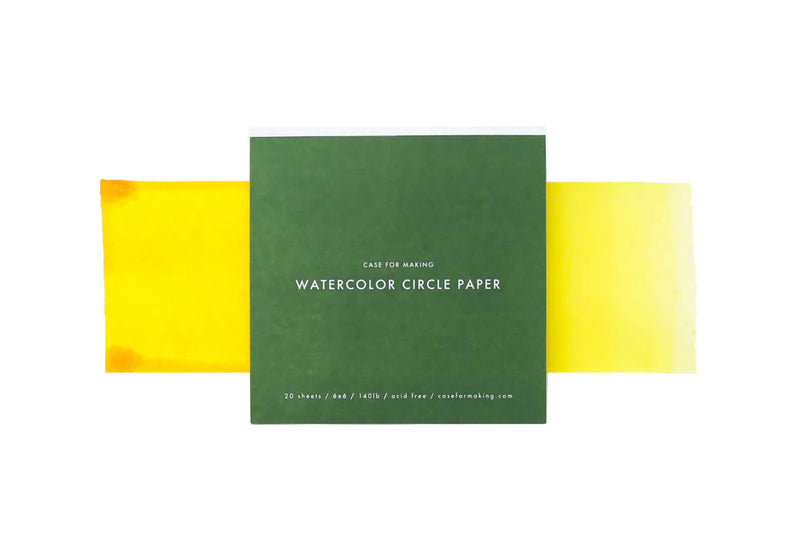 Watercolor Circle Paper