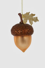 GILDED ACORN ORNAMENT