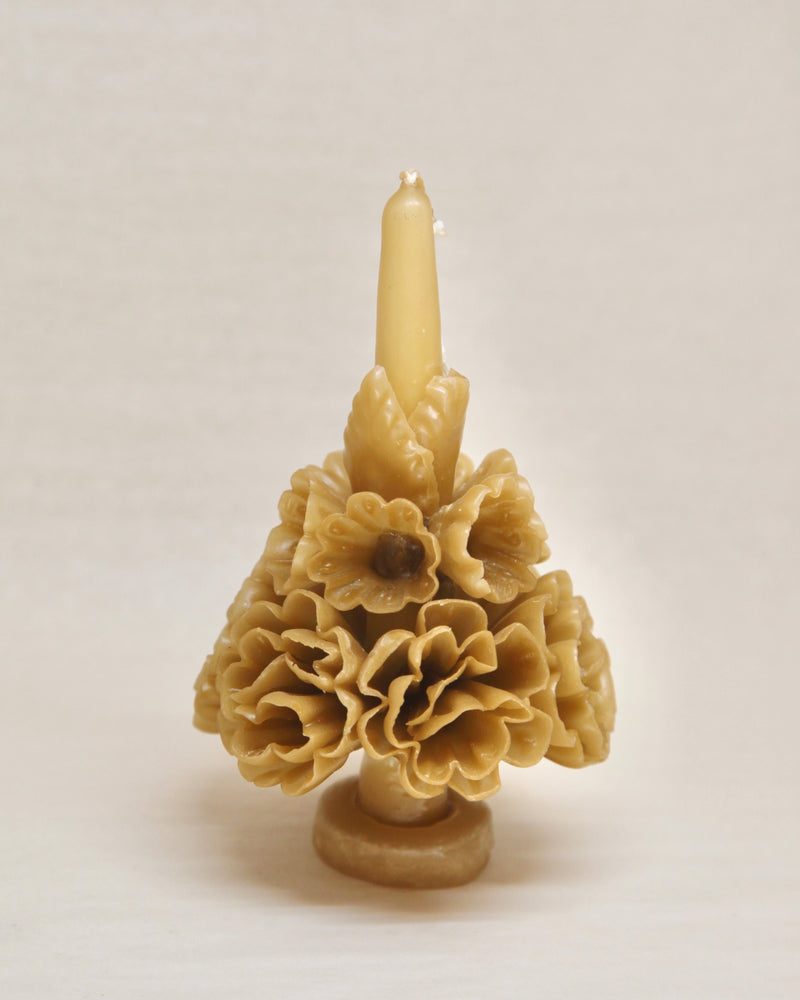 Floral Taper Candle