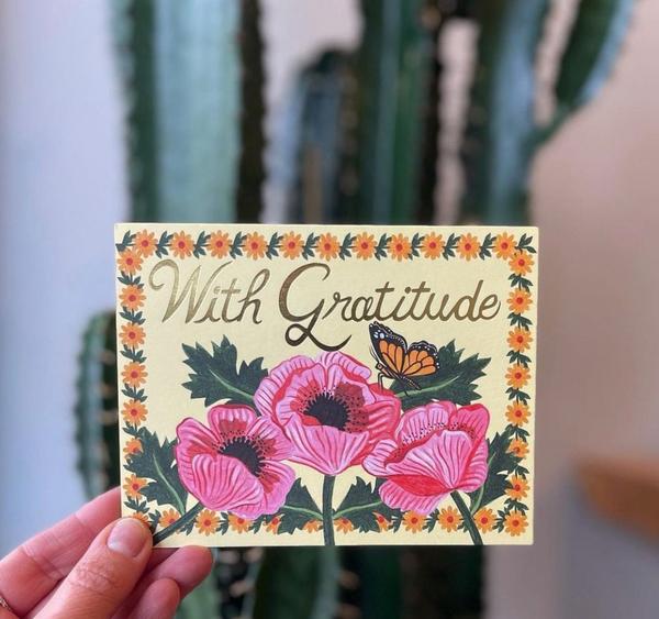 With Gratitude Card