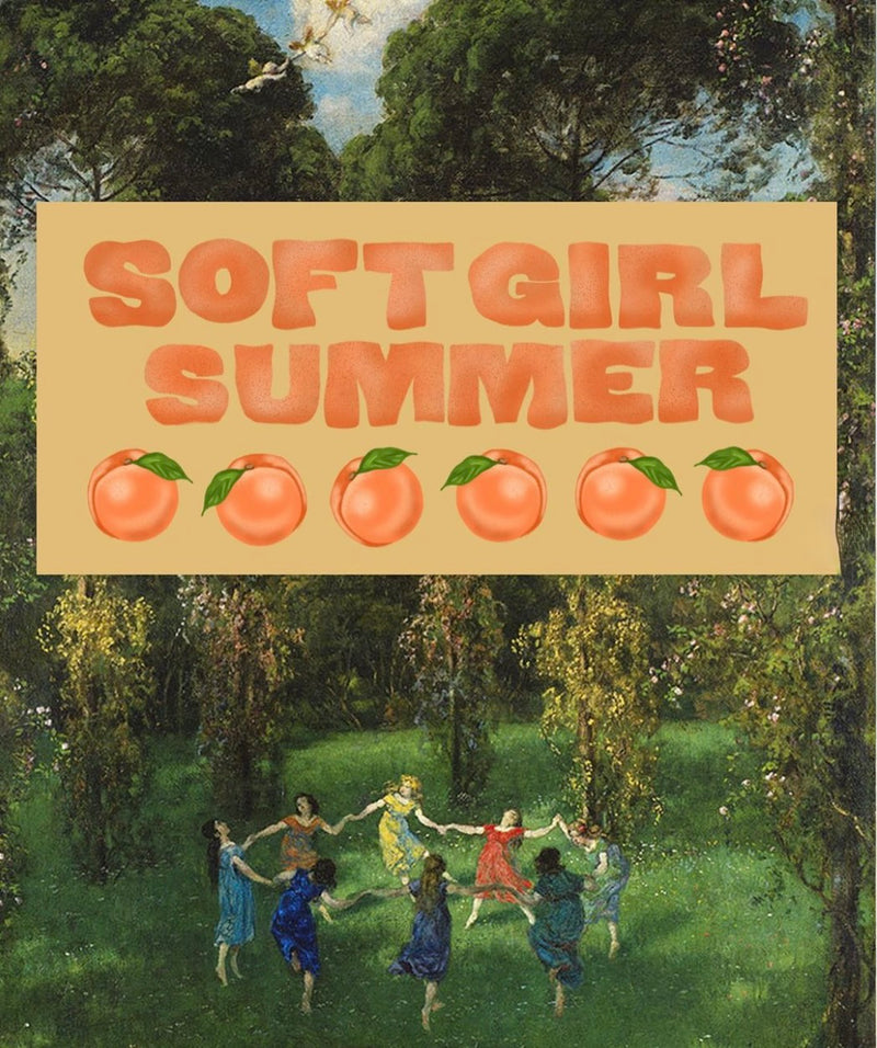 Soft Girl Summer Bumper Sticker