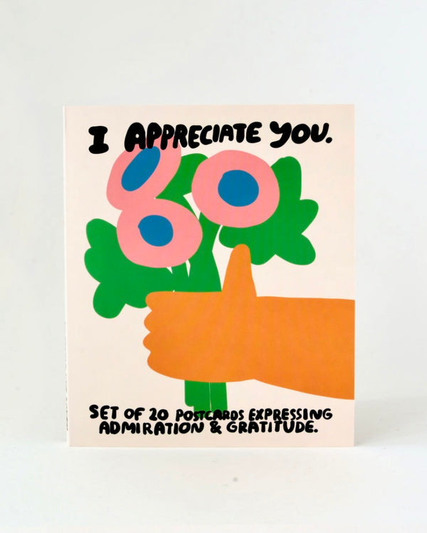 I Appreciate You Postcard Deck