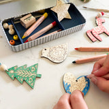 Folk Art Holiday Ornament Kit