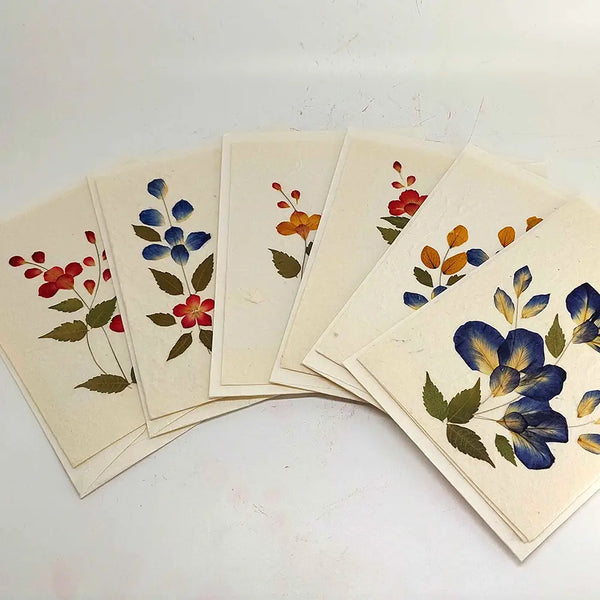 Pressed Floral Greeting Card