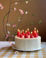 Strawberry Birthday Candles