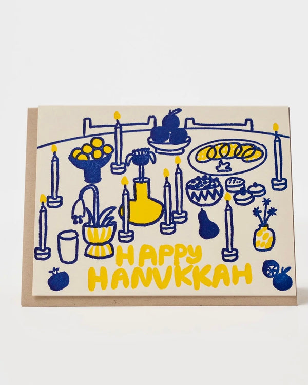 Happy Hanukkah Holiday Card