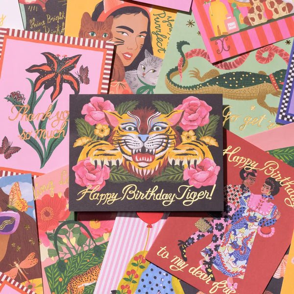 Birthday Tiger Card