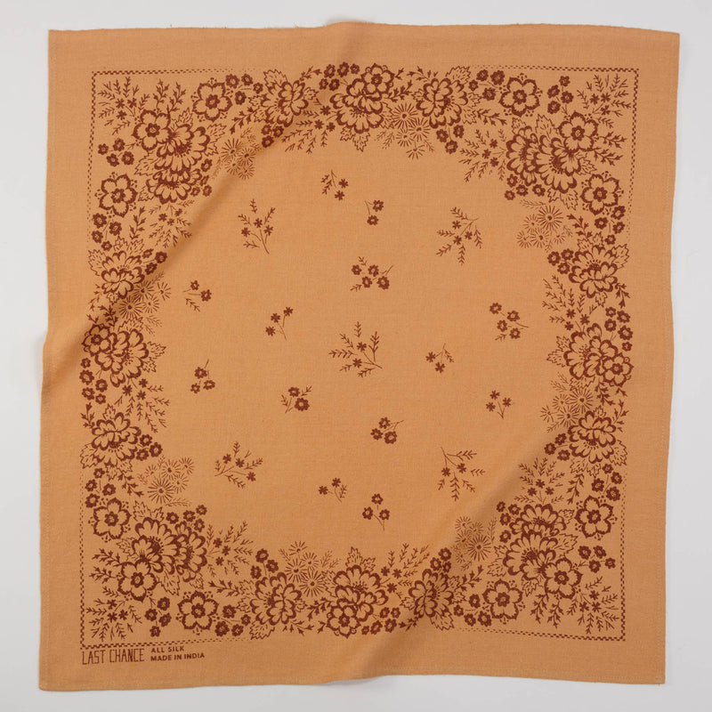 NATURAL DYE SILK BANDANA