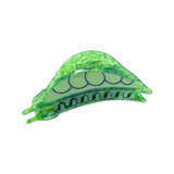 Green Pea Pod Hair Claw