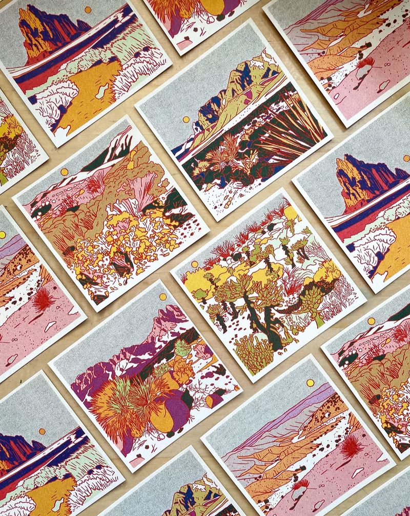 Desert Postcard Set