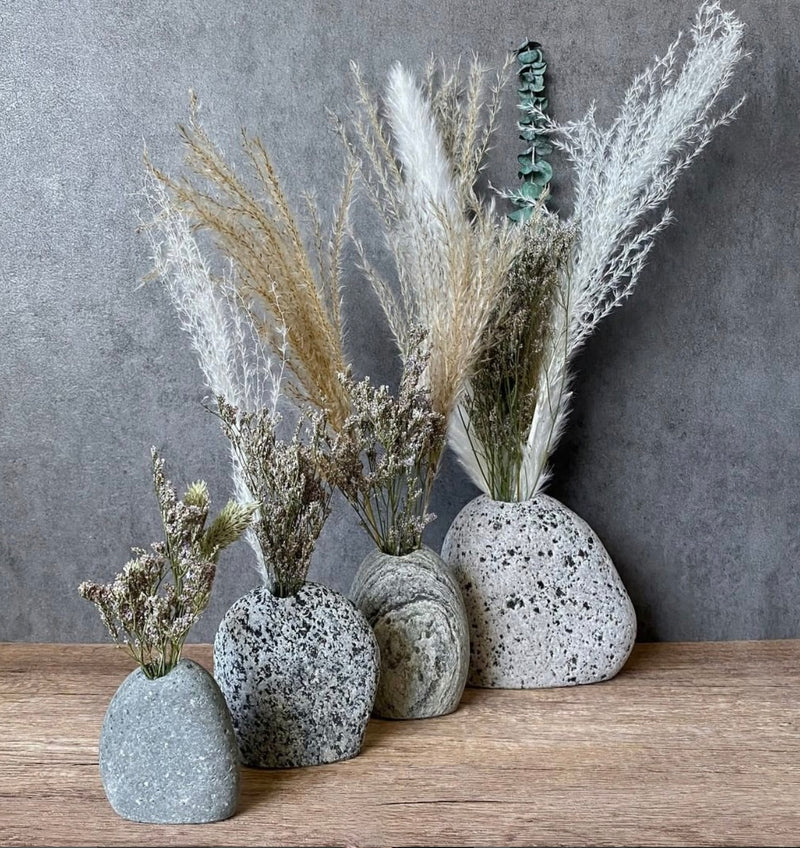 Beach Stone Vases