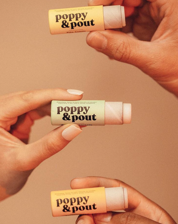 Natural Lip Balms by Poppy & Pout