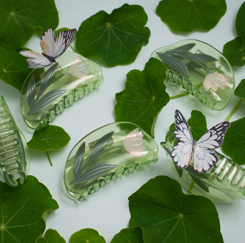 Floral Hair Claws