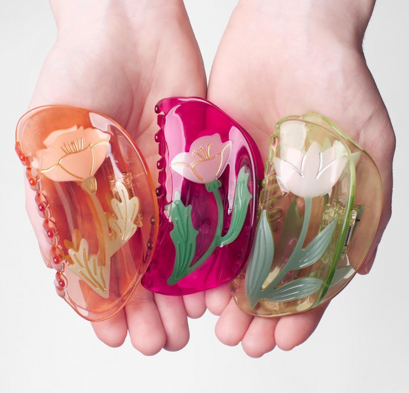 Floral Hair Claws