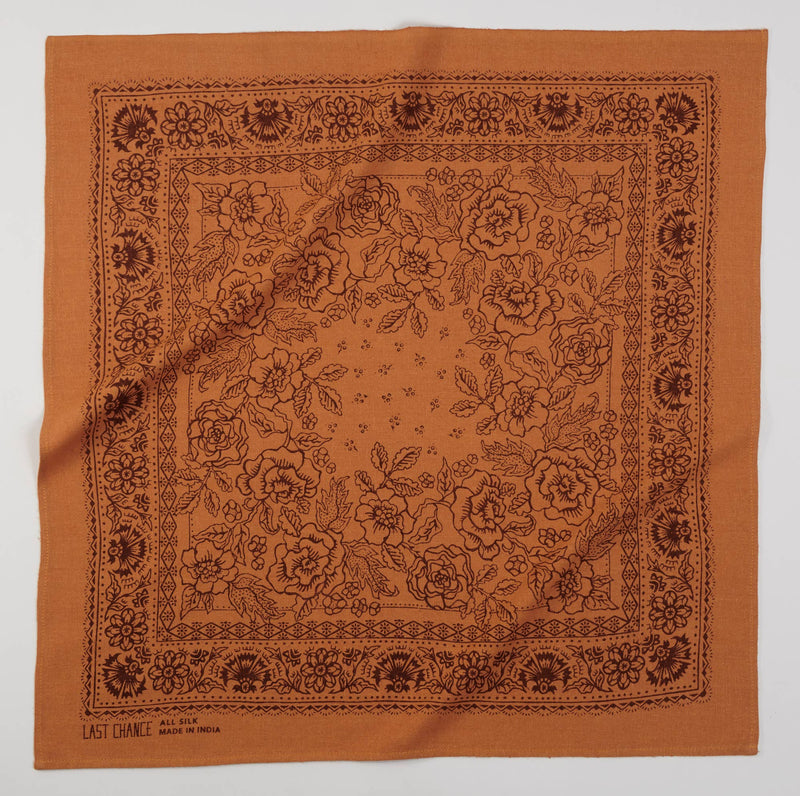 NATURAL DYE SILK BANDANA