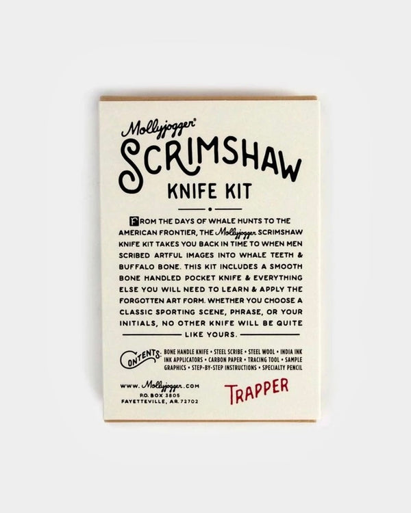 SCRIMSHAW KNIFE KIT